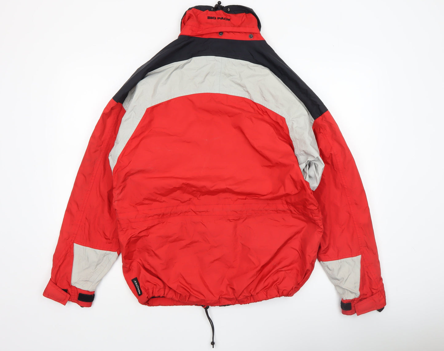 Mens UK Size S Big Pack Red Parka Coat