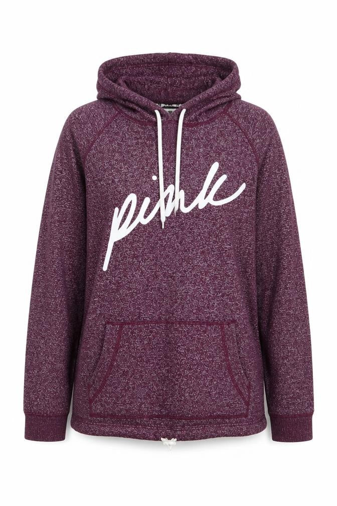 Womens UK Size M PINK Purple Pullover Hoodie