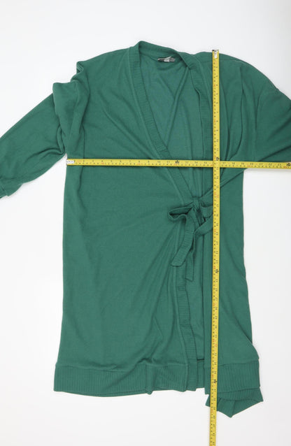 Cozee Home Women's Green 2XL Belted Knit Robe Nightwear