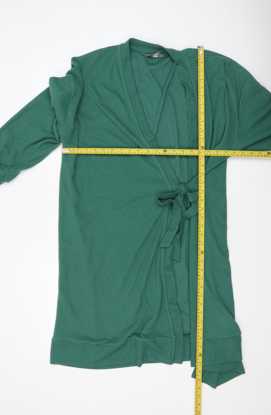 Cozee Home Women's Green 2XL Belted Knit Robe Nightwear