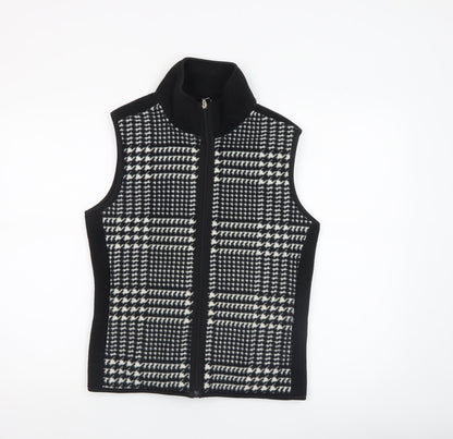 Womens UK Size S Eivissa Black Bodywarmer