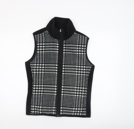 Womens UK Size S Eivissa Black Bodywarmer