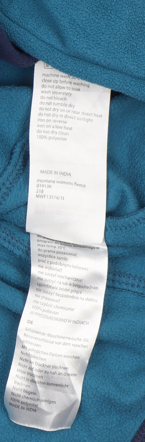 Womens UK Size 10 Mountain Warehouse Blue Pullover Sweatshirt