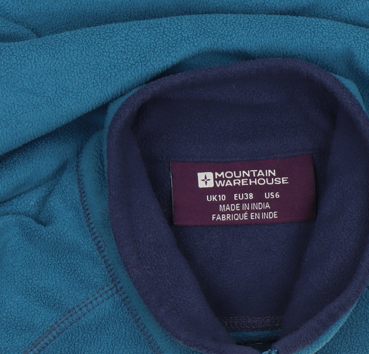 Womens UK Size 10 Mountain Warehouse Blue Pullover Sweatshirt