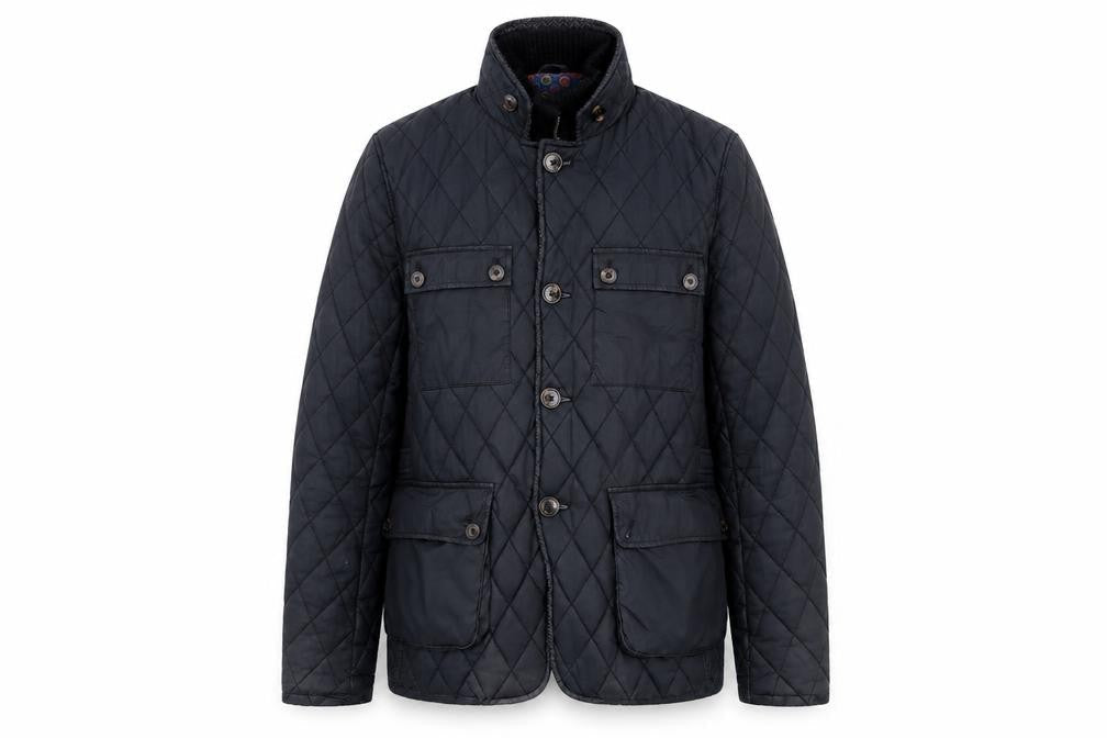 Ted Baker Women's Black Quilted Mid-Length Jacket Size 10