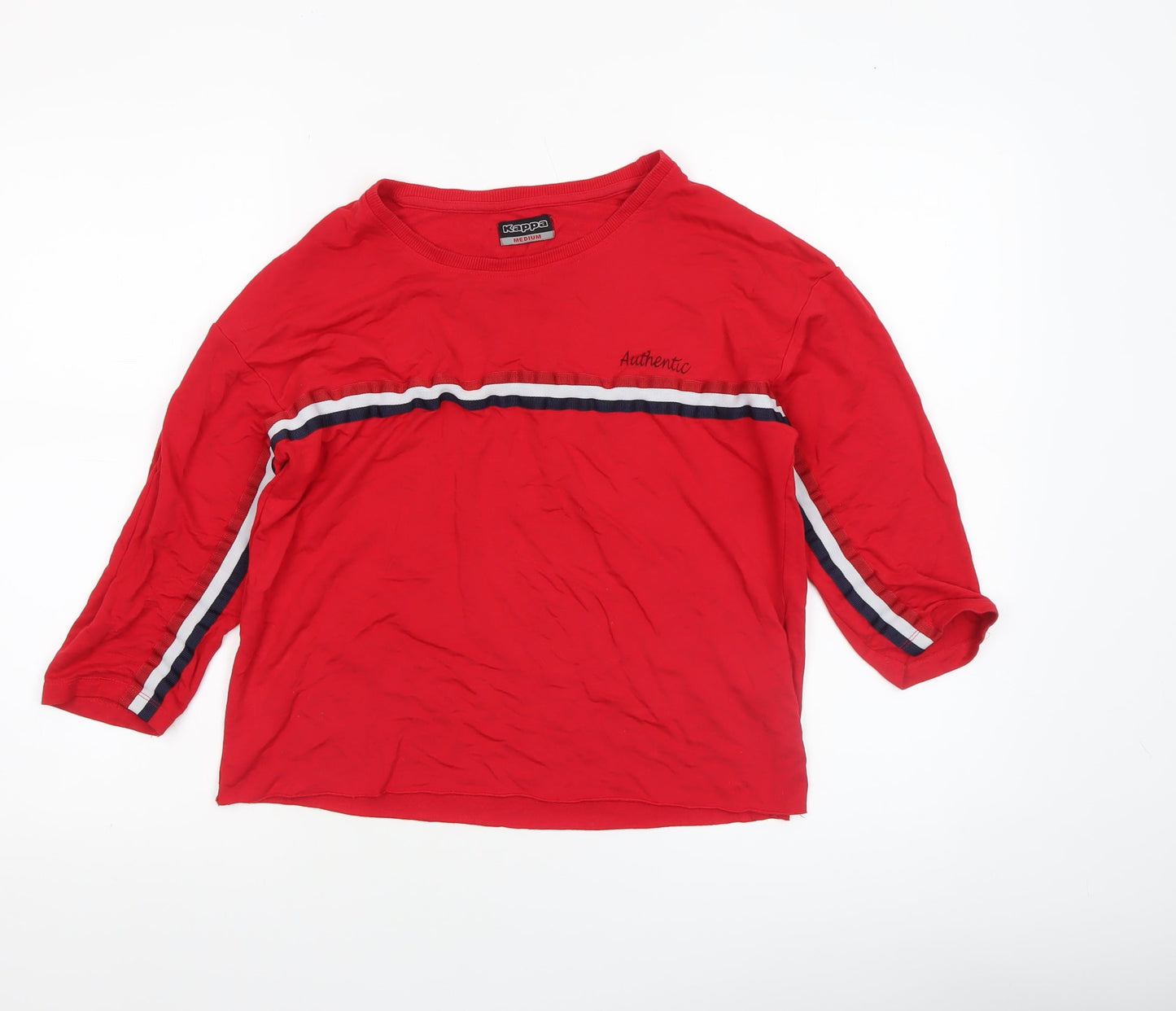 Womens UK Size M Kappa Red Jersey T-Shirt