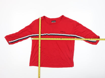 Womens UK Size M Kappa Red Jersey T-Shirt