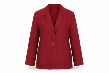 Womens UK Size 10 Marks and Spencer Regular Red Blazer