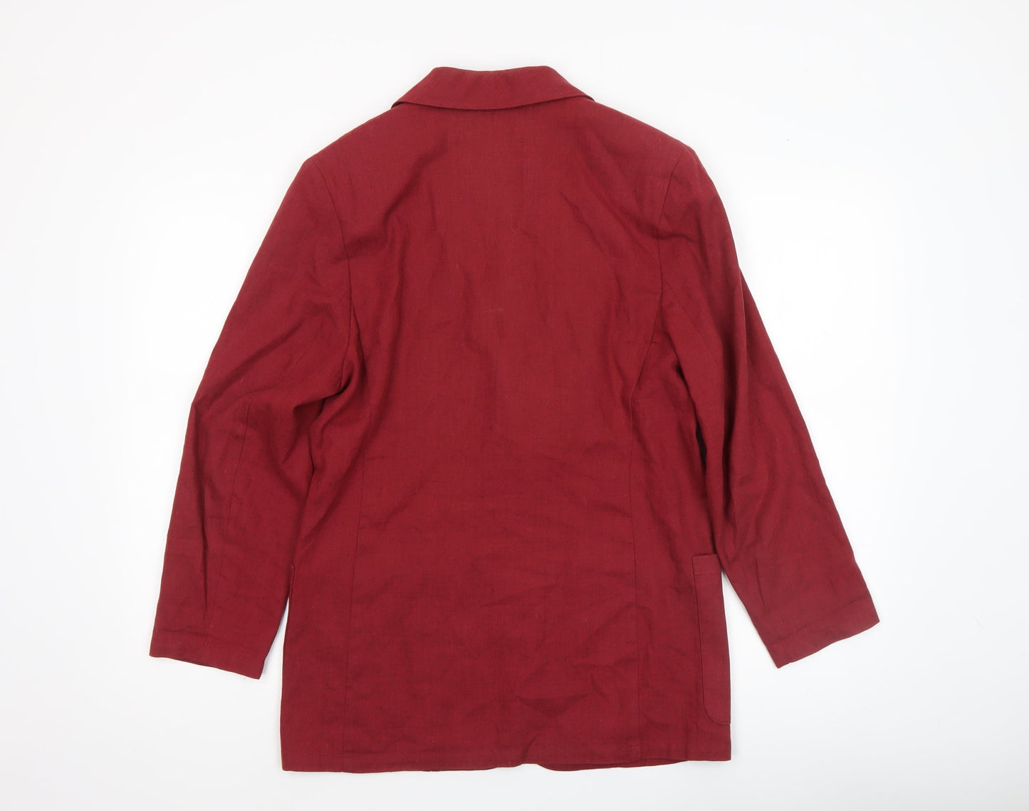 Womens UK Size 10 Marks and Spencer Regular Red Blazer