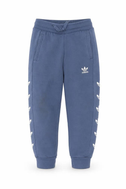 Boys UK Size 5-6 Years adidas Regular Fit Jogger Blue Trousers