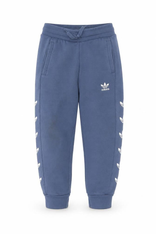 Boys UK Size 5-6 Years adidas Regular Fit Jogger Blue Trousers
