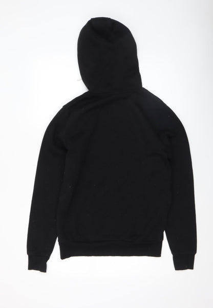 Mens UK Size S Back to the Future Black Pullover Hoodie