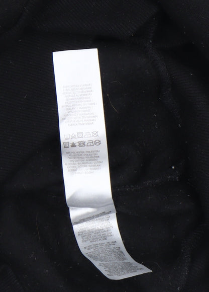 Mens UK Size S Back to the Future Black Pullover Hoodie