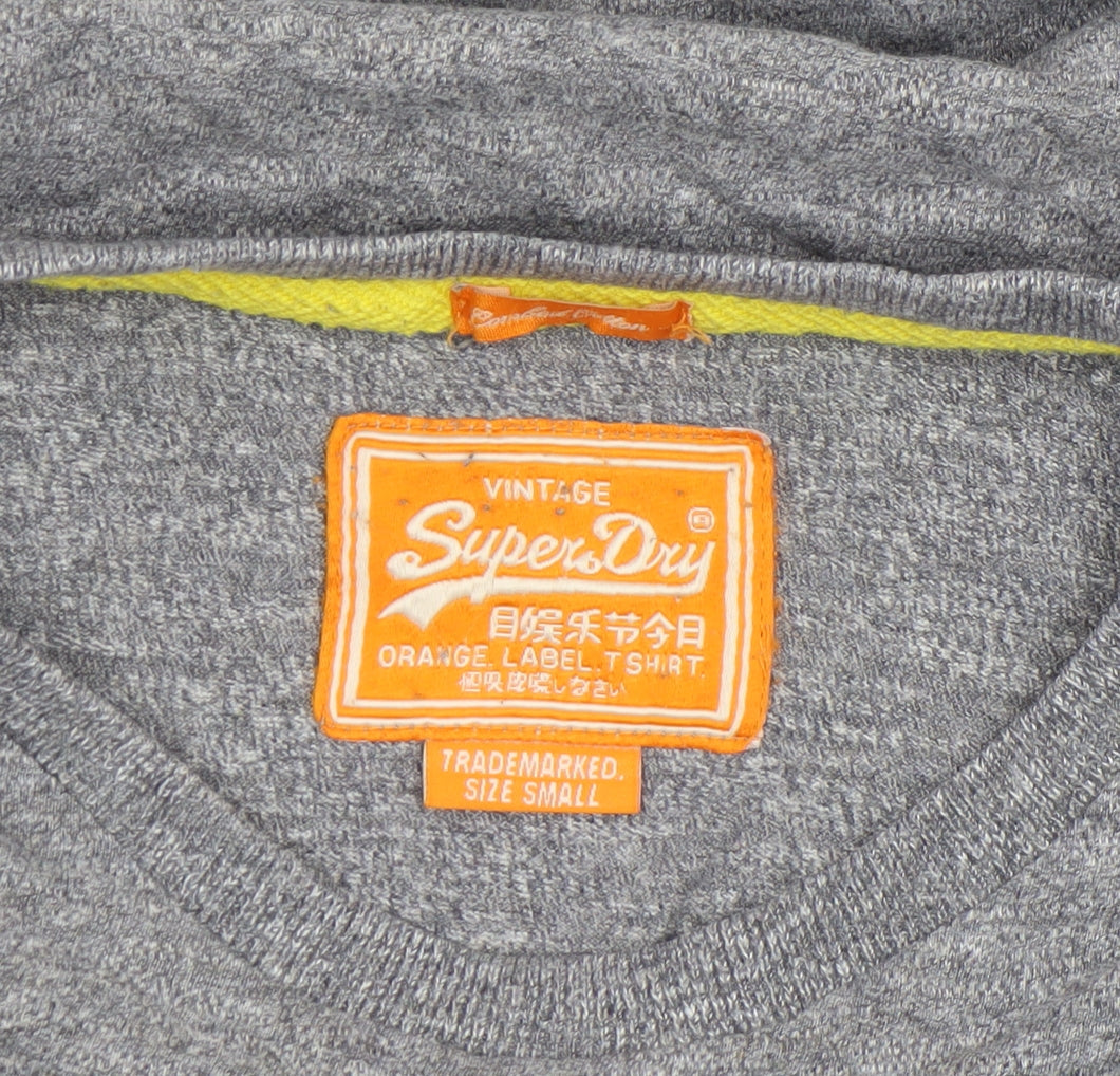 Mens UK Size S Superdry Grey  T-Shirt