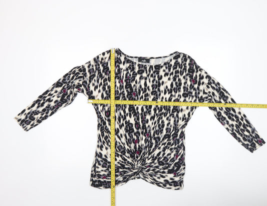 Womens UK Size 14 Wallis Multicoloured Tunic Blouse
