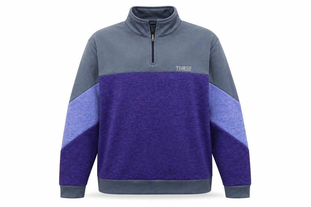 Mens UK Size 2XL THREE Purple Pullover Sweatshirt
