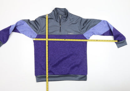 Mens UK Size 2XL THREE Purple Pullover Sweatshirt