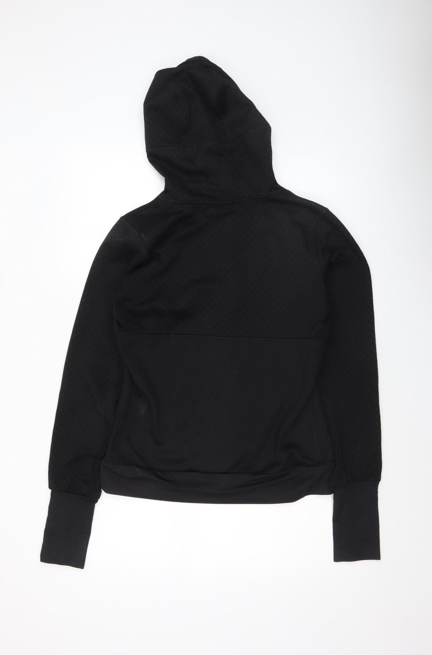 Womens UK Size S adidas Black Full Zip Sweatshirt