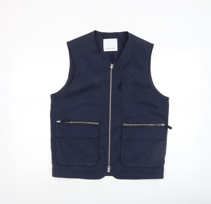 Womens UK Size S Samsøe Samsøe Blue Basic Jacket