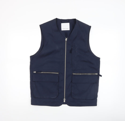 Womens UK Size S Samsøe Samsøe Blue Basic Jacket