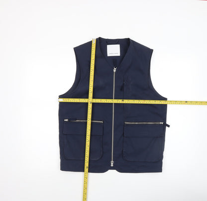 Womens UK Size S Samsøe Samsøe Blue Basic Jacket