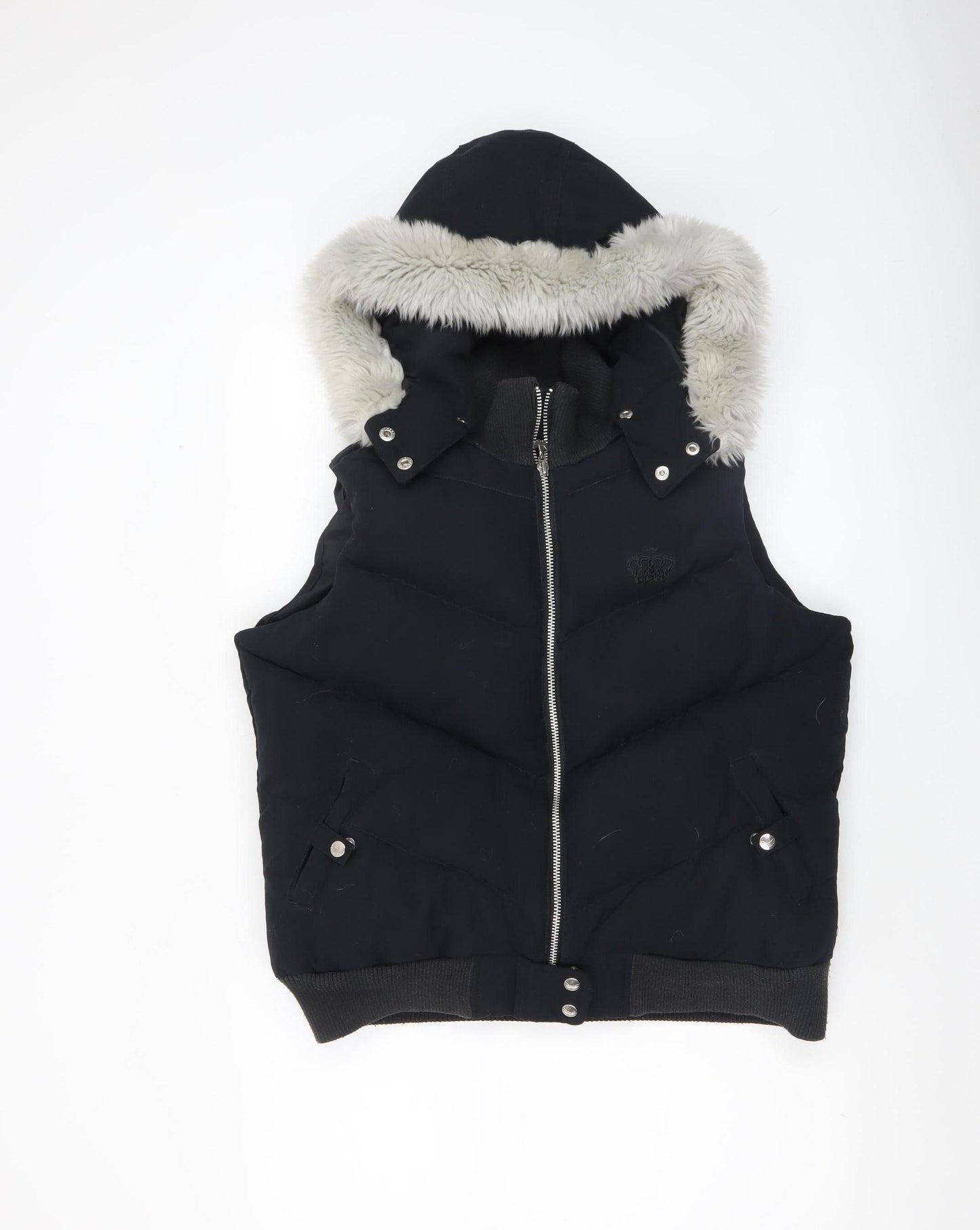 Womens UK Size 14 adidas Black Puffer Jacket