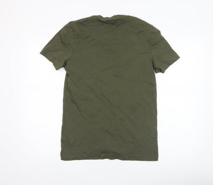 Reebok Men’s Green XS Crew Neck Cotton Short Sleeve T-Shirt