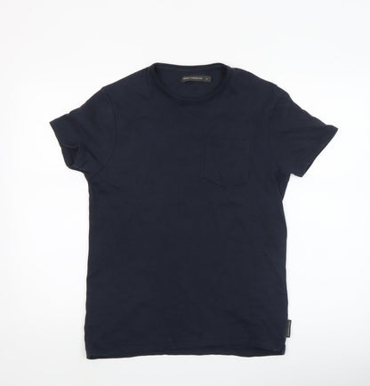 Mens UK Size S French Connection Blue  T-Shirt