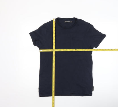 Mens UK Size S French Connection Blue  T-Shirt