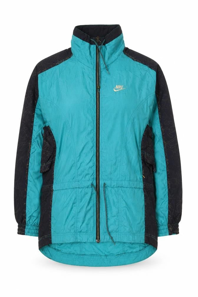 Womens UK Size S Nike Blue Windbreaker Coat