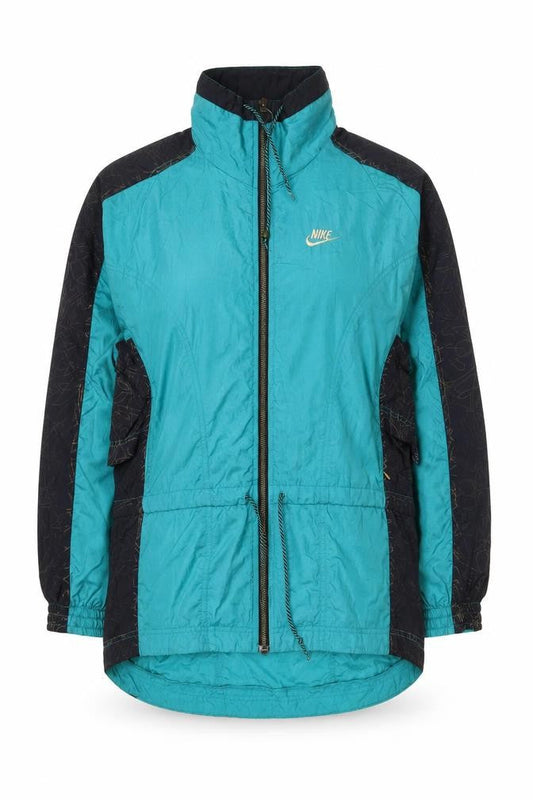 Womens UK Size S Nike Blue Windbreaker Coat