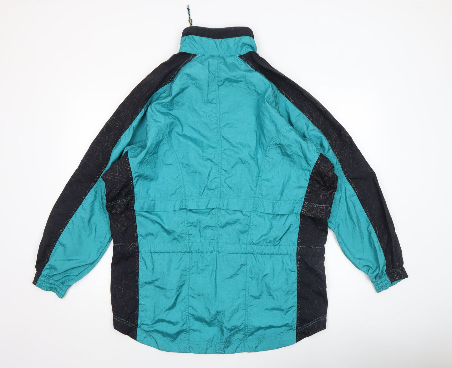 Womens UK Size S Nike Blue Windbreaker Coat