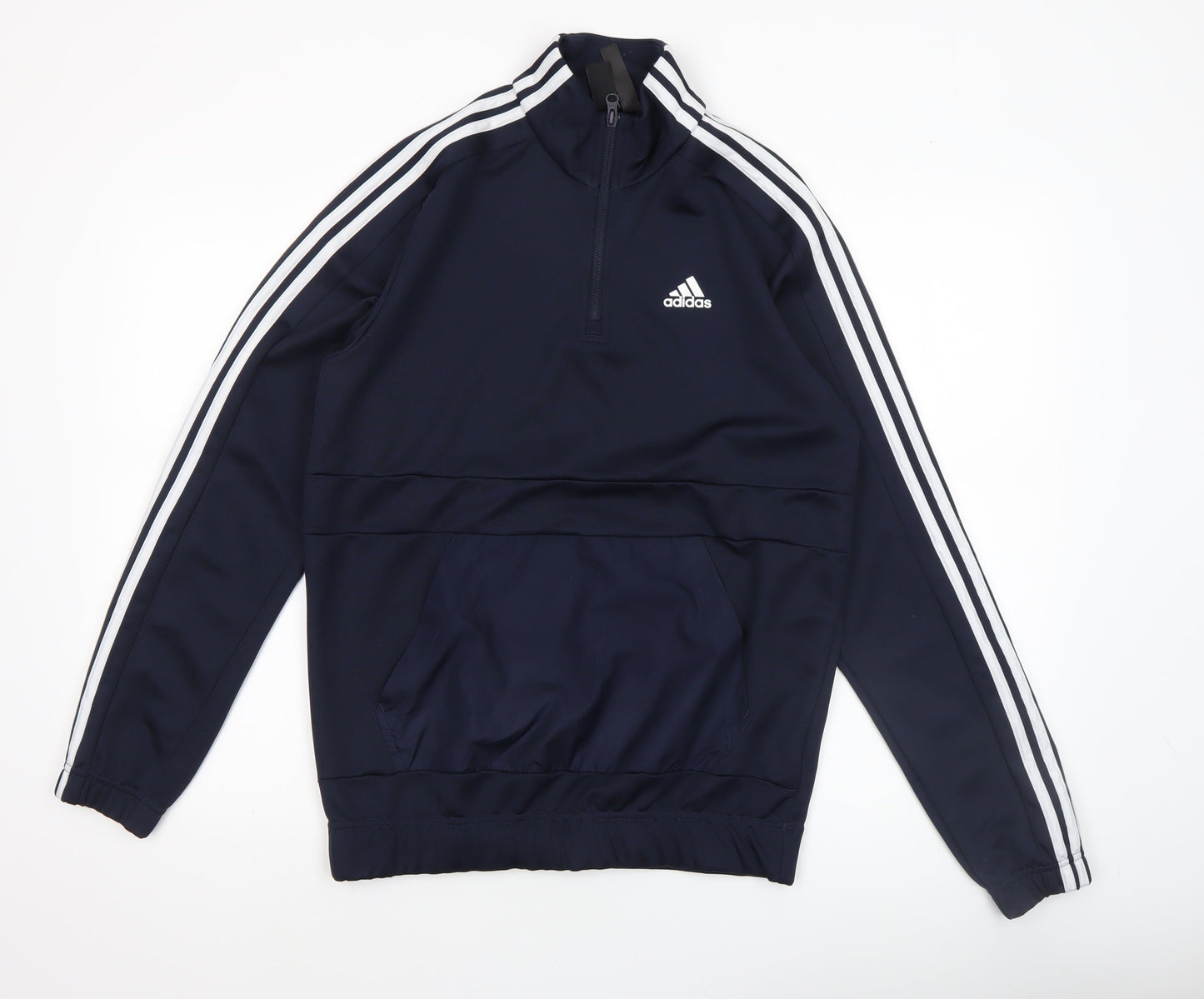Mens UK Size S adidas Blue Pullover Sweatshirt