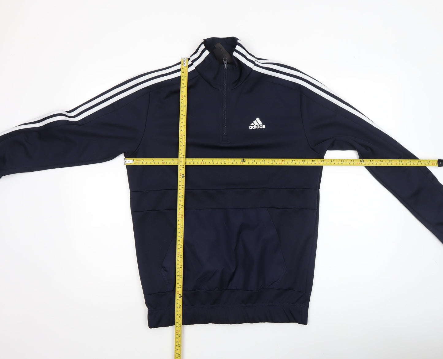 Mens UK Size S adidas Blue Pullover Sweatshirt