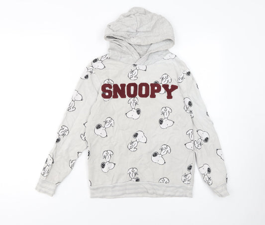 Boys UK Size 9-10 Years H&M Grey Pullover Hoodie
