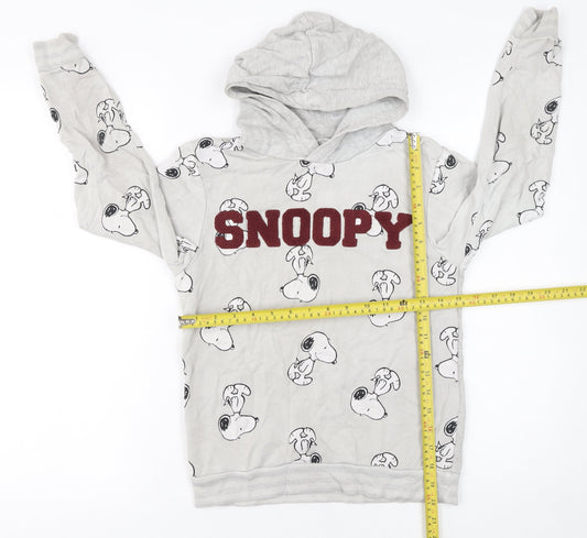 Boys UK Size 9-10 Years H&M Grey Pullover Hoodie