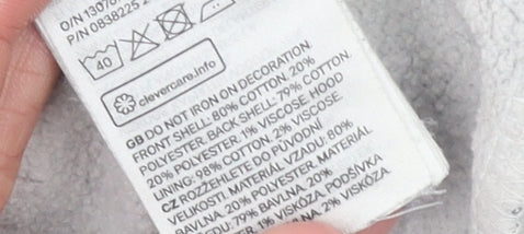 Boys UK Size 9-10 Years H&M Grey Pullover Hoodie