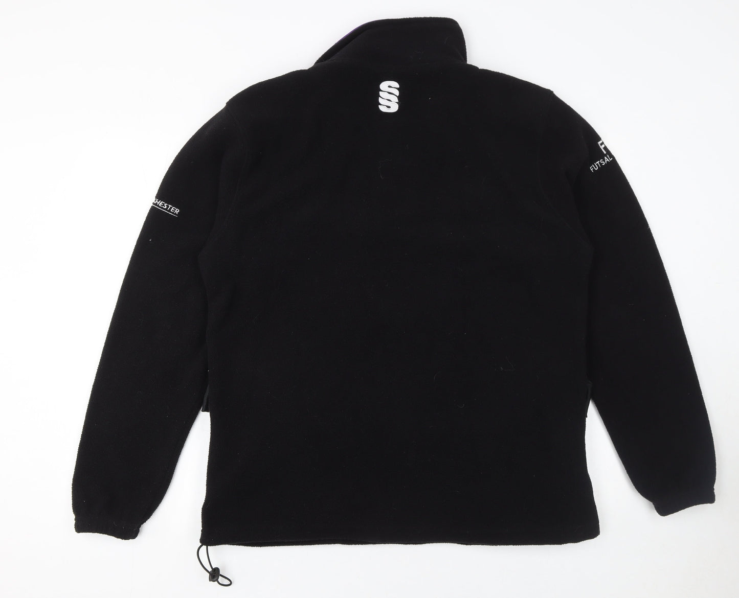 Mens UK Size M Surridge Black Basic Jacket