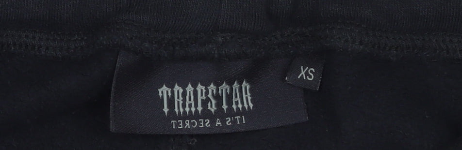 Mens UK Size XS Trapstar Regular Fit Jogger Black Trousers