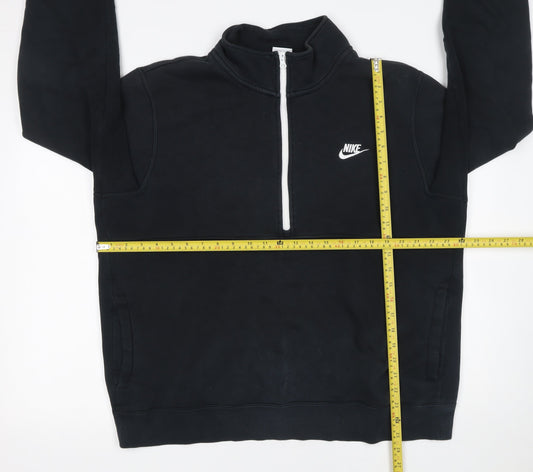 Mens UK Size L Nike Black Pullover Sweatshirt
