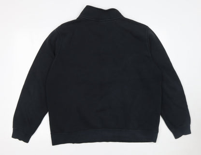 Mens UK Size L Nike Black Pullover Sweatshirt