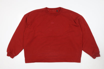 Mens UK Size L NEXT Red Pullover Sweatshirt
