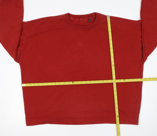 Mens UK Size L NEXT Red Pullover Sweatshirt