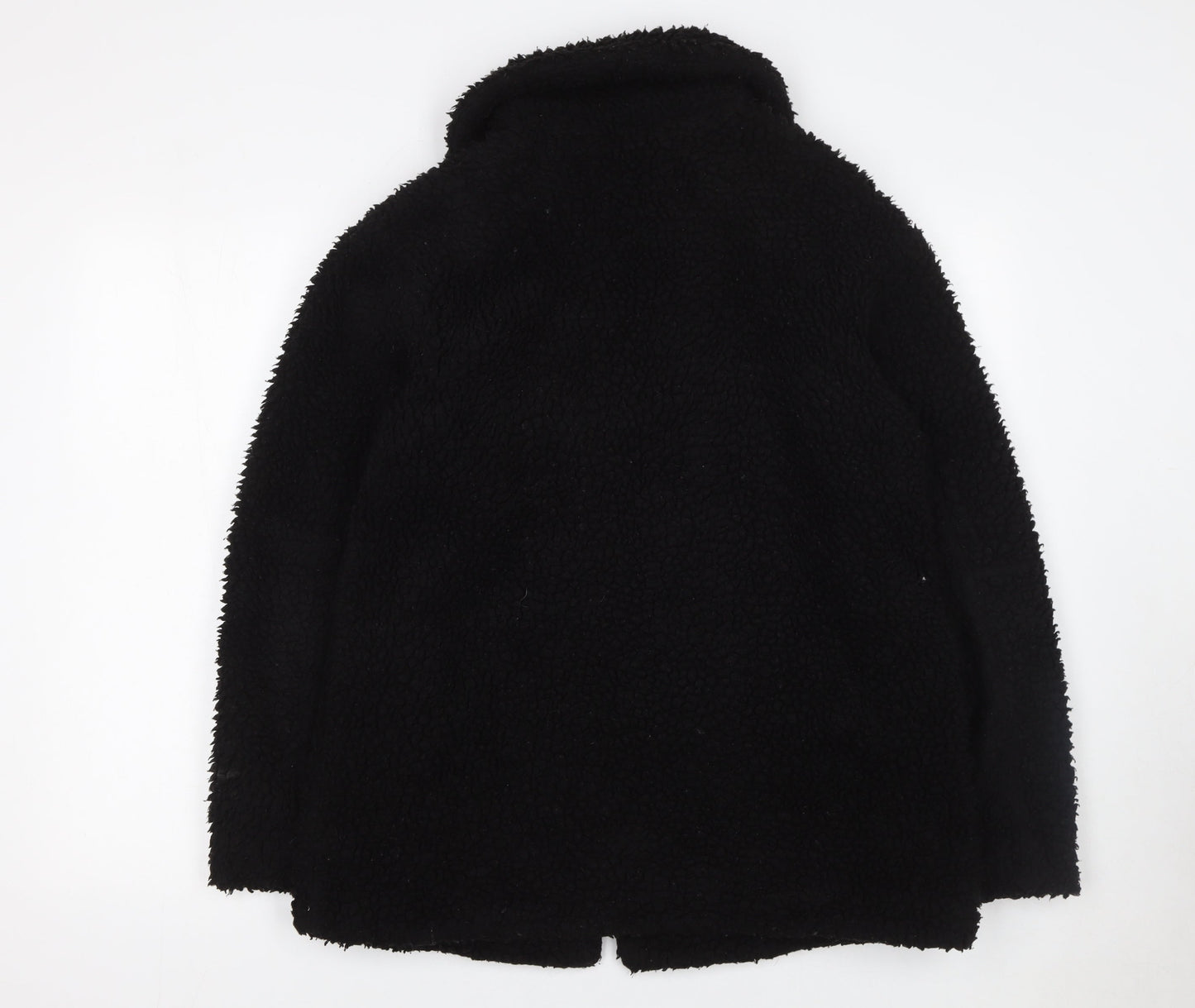 Womens UK Size 10 Topshop Black Puffer Jacket