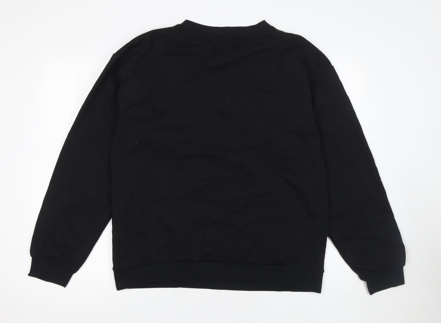 Womens UK Size L I SAW IT FIRST Black Pullover Sweatshirt