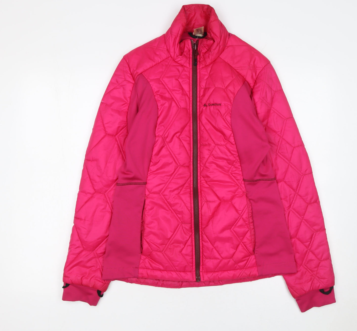 Womens UK Size 8 Quechua Pink Hiking Walking Running & Jogging Jacket
