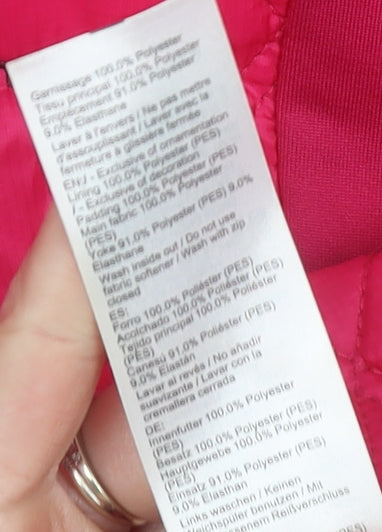 Womens UK Size 8 Quechua Pink Hiking Walking Running & Jogging Jacket