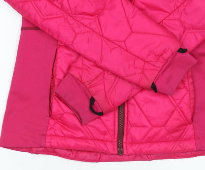 Womens UK Size 8 Quechua Pink Hiking Walking Running & Jogging Jacket