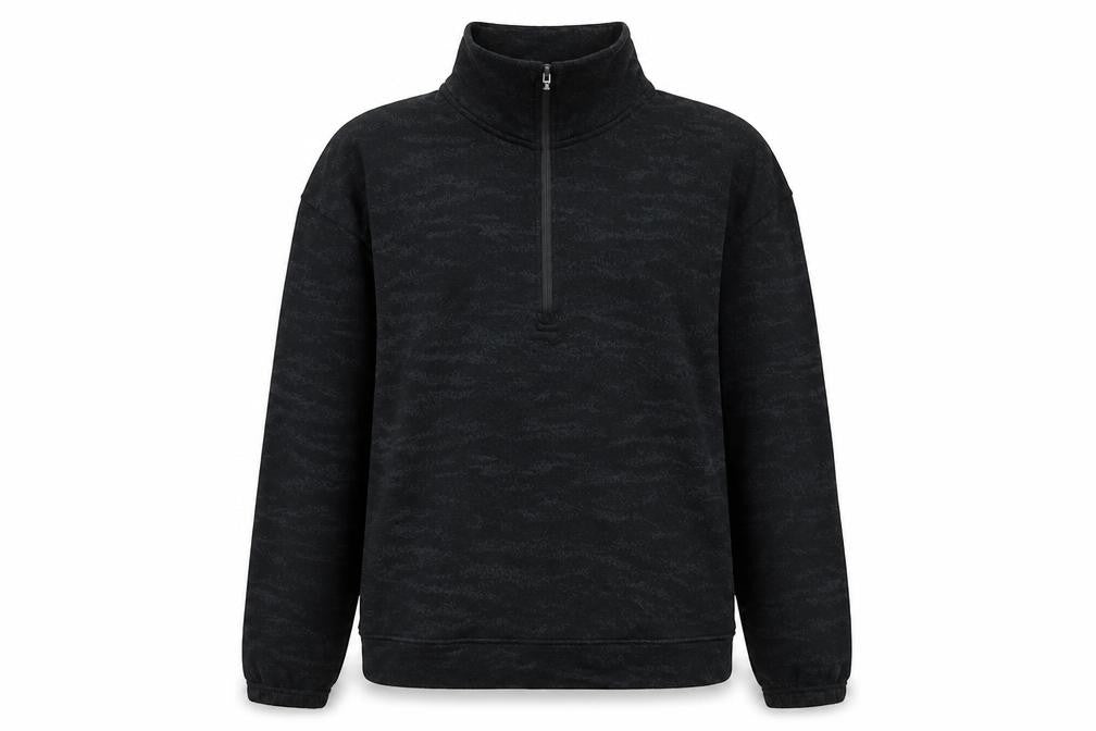 Womens UK Size S MONDETTA Black Pullover Sweatshirt