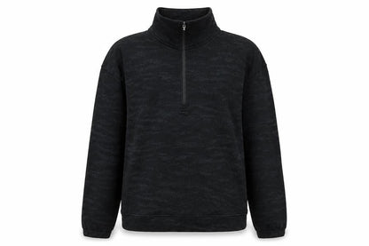 Womens UK Size S MONDETTA Black Pullover Sweatshirt